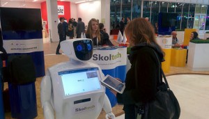 Skoltech stand at the Skolkovo Education Hub zone.