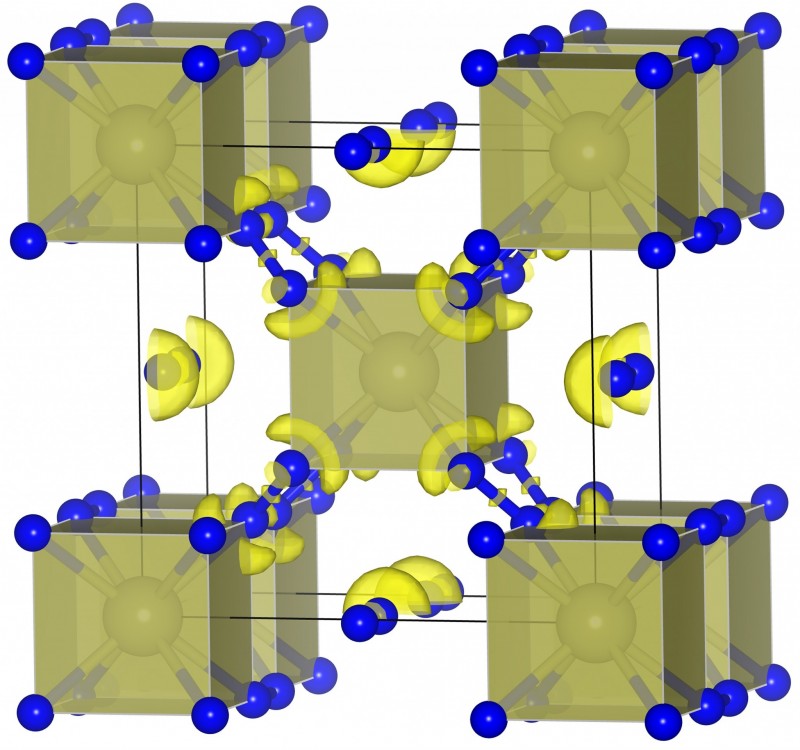 Crystal structure of new compound HfN10