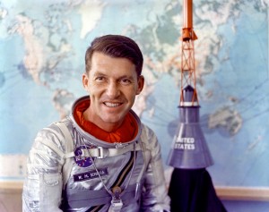 US astronaut Wally Schirra, whose Apollo 7 mission culminated in a legendary case of crew-ground disconnect. Photo: NASA // Wikimedia Commons.