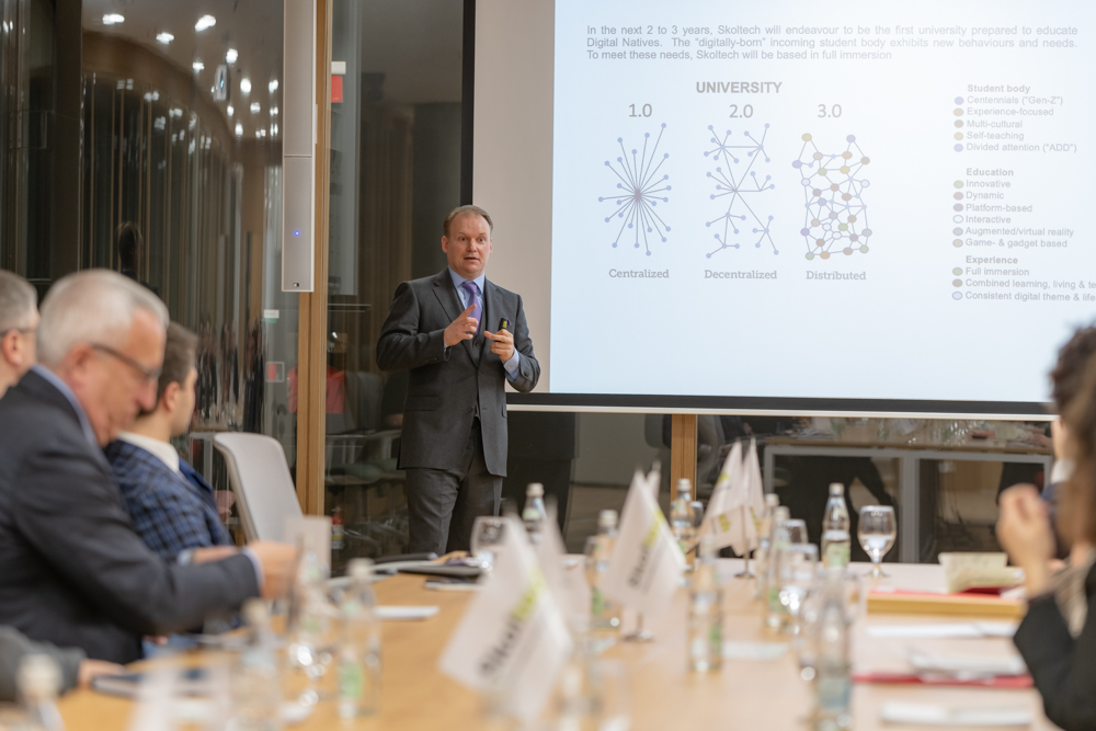 Lawrence Stein (Skoltech’s Vice President for International Business Affairs, Intellectual Property)