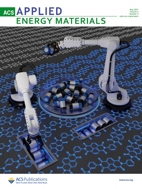 Cover of ACS Applied Energy Materials Volume 4 Issue 5; Credit by ACS Applied Energy Materials