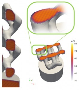 Numerical simulation of 3D printing from ceramic pastes