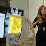 Art and Science: Anna Dubovik presenting her final project "Life Clock"