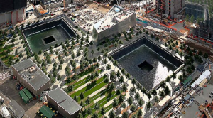 The World Trade Center memorial June 2012. Image courtesy of Wikipedia