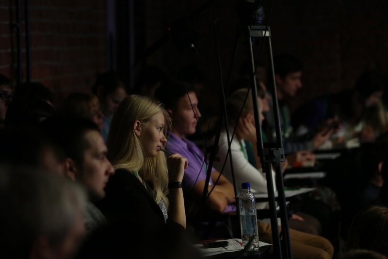 Audience at the Russian American Research Symposium in Moscow (biomed session)