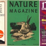 Nature magazine covers (from left - 1929, 1949, 2004)