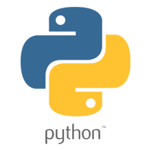 The python language logo. Image courtesy of tuplware.cs.brown.edu