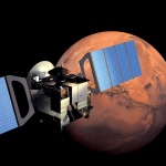 Mars Express in Orbit. Image courtesy of ESA