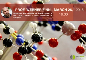 Skoltech Colloquium with Prof Werner Finn: Molecular Mechanisms of Transcription in the Third Domain - from molecules to systems