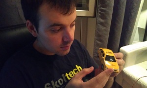 Andrii Omelianovych, co-founder and developer of Sharxi, an app which aims to reduce the costs of taxi rides in Moscow. Image courtesy of Sharxi