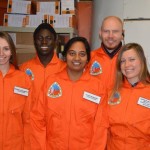 Skoltech crew 161 on "Mars", from left to right: Veronika Shteyngardt, Adeniyi Adebayo, Divya Shankar, Mikhail Khmelik and Natalia Glazkova