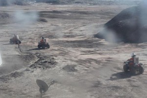 Going out for an EVA. A view from the Mars Hab.