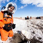 Divya Shankar at the Martian Desert Research Station in Utah.